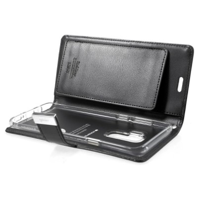 „Mercury“ Goospery Samsung Galaxy S9+ (G965) melns ādas maciņš | Vacins.lv