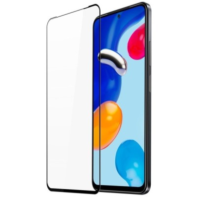 Xiaomi Redmi Note 11 4G (Redmi Note 11s 4G) „Dux Ducis“ 9H Tempered Glass sustiprintos apsaugos juodas pilnai dengiantis apsaugi