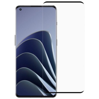 OnePlus 11 (10 Pro, 9 Pro) „Calans“ 9H Tempered Glass sustiprintos apsaugos juodas pilnai dengiantis apsauginis ekrano stiklas 0