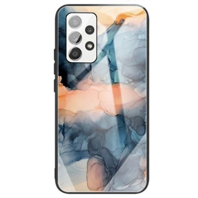 Samsung Galaxy A13 4G (SM-A135F, SM-A137F) „Marble“ Pattern cieta silikona (TPU) zils apvalks | vacins.lv