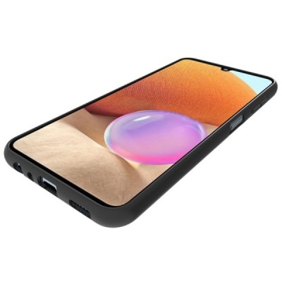 Samsung Galaxy A13 4G (SM-A135F, SM-A137F) kieto silikono TPU juodas dėklas - nugarėlė | Priedai.lt