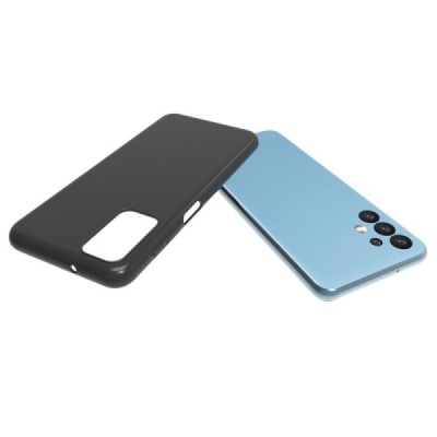 Samsung Galaxy A13 4G (SM-A135F, SM-A137F) kieto silikono TPU juodas dėklas - nugarėlė | Priedai.lt