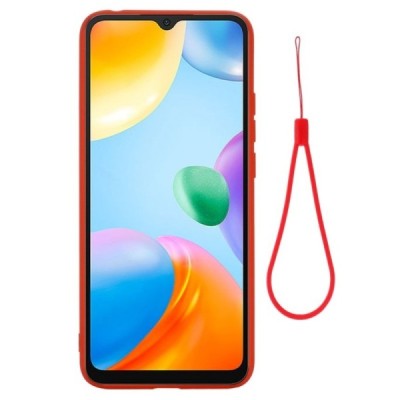 Xiaomi Redmi 10C Shell kieto silikono TPU raudonas dėklas - nugarėlė | Priedai.lt