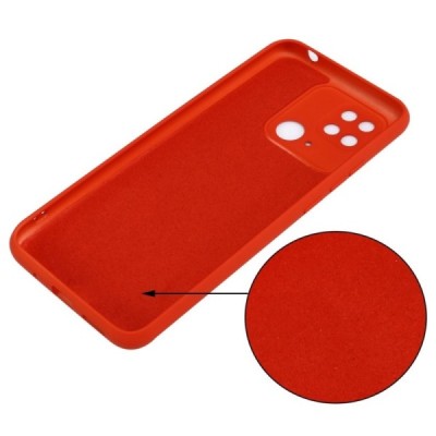 Xiaomi Redmi 10C Shell kieto silikono TPU raudonas dėklas - nugarėlė | Priedai.lt