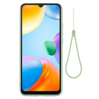 Xiaomi Redmi 10C „Shell“ cieta silikona (TPU) zaļš apvalks | Vacins.lv