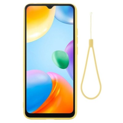 Xiaomi Redmi 10C Shell kieto silikono TPU geltonas dėklas - nugarėlė | Priedai.lt