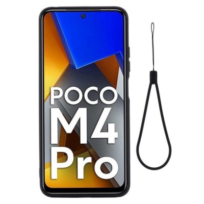 Xiaomi Poco M4 Pro 4G Shell cieta silikona (TPU) melns apvalks | vacins.lv