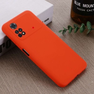 Xiaomi Poco M4 Pro 4G Shell cieta silikona (TPU) sarkans apvalks | vacins.lv