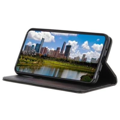 Xiaomi Poco M4 Pro 4G „Split“ sērijas melns atvērams maciņš, maks | Vacins.lv