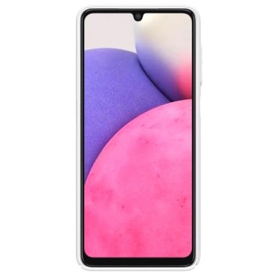 Samsung Galaxy A33 5G (SM-A336E) Nillkin Frosted Shield baltas plastikinis dėklas, nugarėlė | Priedai.lt