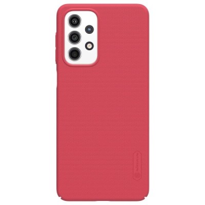 Nillkin Frosted Shield Samsung Galaxy A33 5G (SM-A336E) raudonas plastikinis dėklas | Priedai.lt