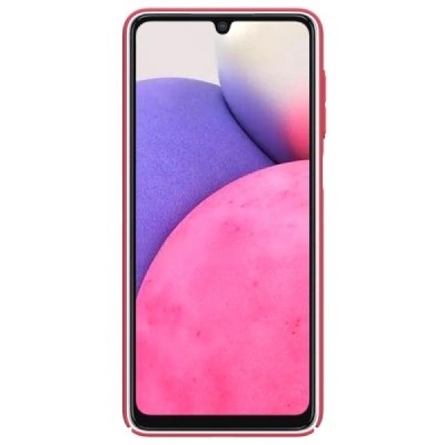 Nillkin Frosted Shield Samsung Galaxy A33 5G (SM-A336E) sarkans plastmasas futrālis | Vacins.lv