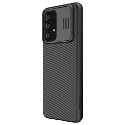 Samsung Galaxy A33 5G (SM-A336E) „Nillkin“ CamShield melns apvalks | vacins.lv