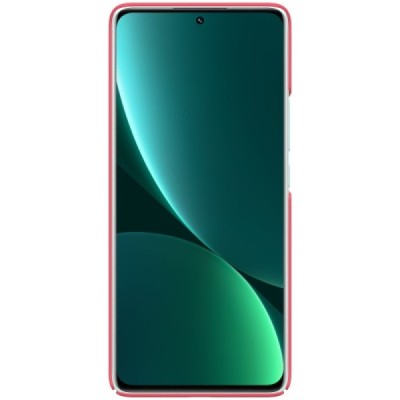 Nillkin Frosted Shield Xiaomi 12 Pro raudonas plastikinis dėklas | Priedai.lt
