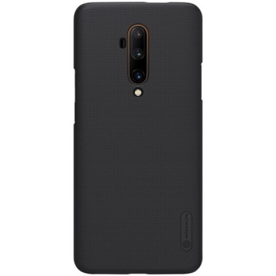 Nillkin Frosted Shield OnePlus 7T Pro juodas plastikinis dėklas | Priedai.lt