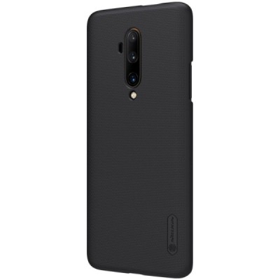 Nillkin Frosted Shield OnePlus 7T Pro juodas plastikinis dėklas | Priedai.lt