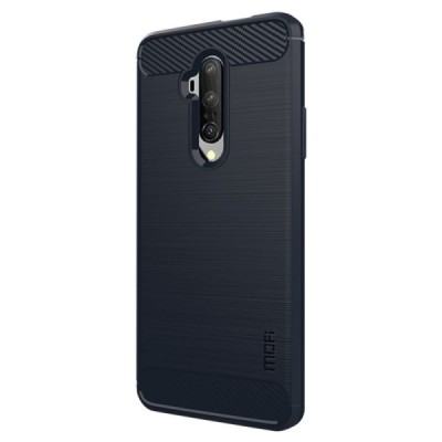 OnePlus 7T Pro „Mofi“ kieto silikono TPU tamsiai mėlynas dėklas - nugarėlė | Priedai.lt