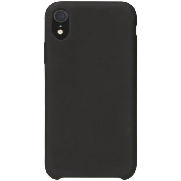 „Shell“ cieta silikona (TPU) apvalks - melns (iPhone Xr)