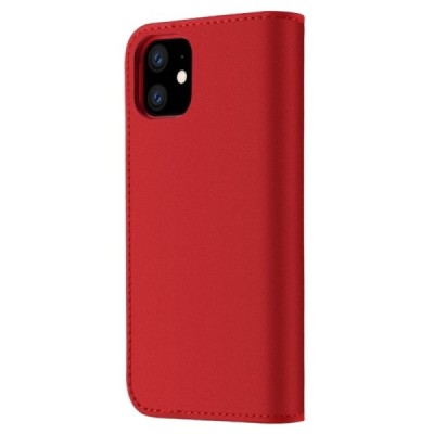 „Dux Ducis“ Wish serijos Apple iPhone 11 raudonas odinis atverčiamas dėklas | Priedai.lt
