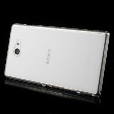 Sony Xperia M2 plastikinis skaidrus (permatomas) dėklas - nugarėlė / Priedai.lt