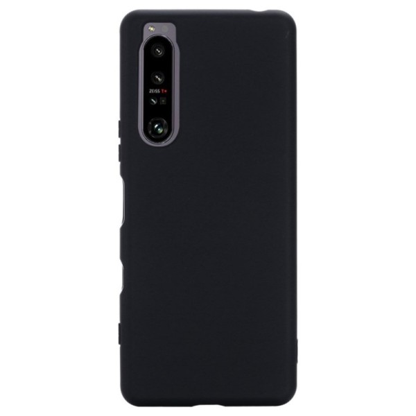 „Shell“ cieta silikona (TPU) apvalks - melns (Xperia 1 IV)