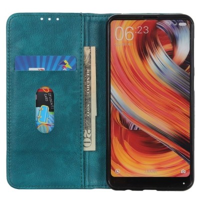 OnePlus 10 Pro zaļš ādas atvērams maciņš ar magnetu | Vacins.lv