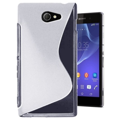 Sony Xperia M2 dzidrs cieta silikona futrālis / Vacins.lv