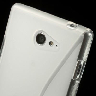 Sony Xperia M2 dzidrs cieta silikona futrālis / Vacins.lv