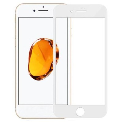 Apple iPhone 7, 8, SE 2020, SE 2022 „Guardian“ 9H Tempered Glass sustiprintos apsaugos baltas pilnai dengiantis apsauginis ekran