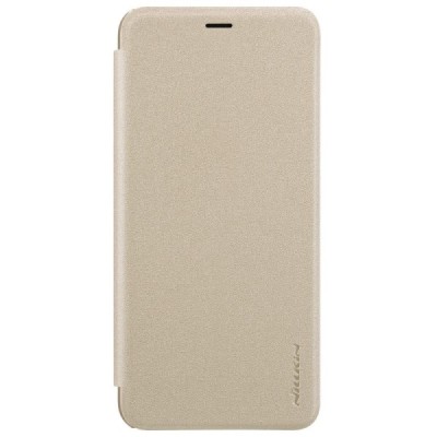 Samsung Galaxy J6 2018 (J600) „Nillkin“ Sparkle atvēramais zelta maciņš | Vacins.lv