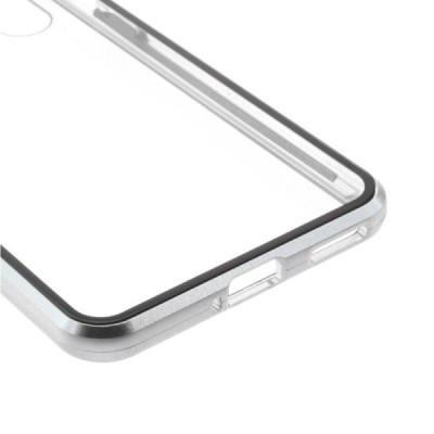 OnePlus Nord sudrabs (caurspīdīgs) Frame magnētiskais plastmasas apvalks | Vacins.lv