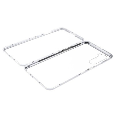 OnePlus Nord sudrabs (caurspīdīgs) Frame magnētiskais plastmasas apvalks | Vacins.lv