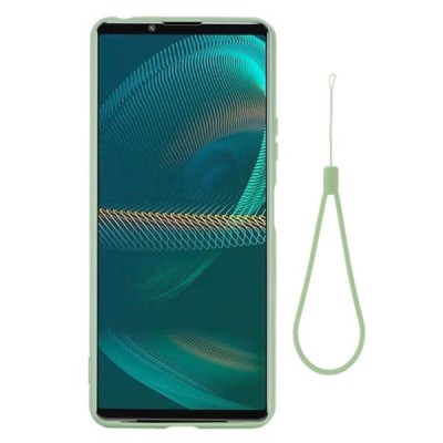 Sony Xperia 10 IV „Shell“ cieta silikona (TPU) zaļš apvalks | Vacins.lv
