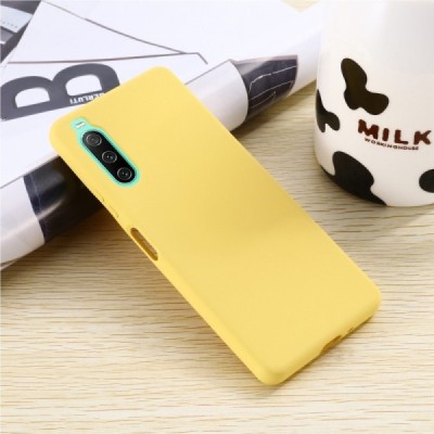 Sony Xperia 10 IV „Shell“ cieta silikona (TPU) dzeltens apvalks | vacins.lv