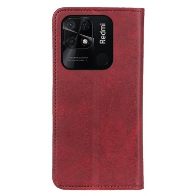 Xiaomi Redmi 10C „Split“ sērijas sarkans atvērams maciņš, maks | Vacins.lv