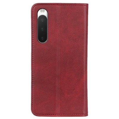 Sony Xperia 10 IV „Split“ sērijas sarkans atvērams maciņš, maks | Vacins.lv