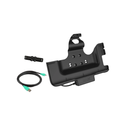 „RAM Mounts" EZ-Roll' Samsung Galaxy Tab Active Pro sieninė planšetės įkrovimo stotelė (laikiklis) - juodas | Priedai.lt