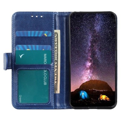 Sony Xperia 1 IV atvēramais ādas zils maciņš (maks) | Vacins.lv