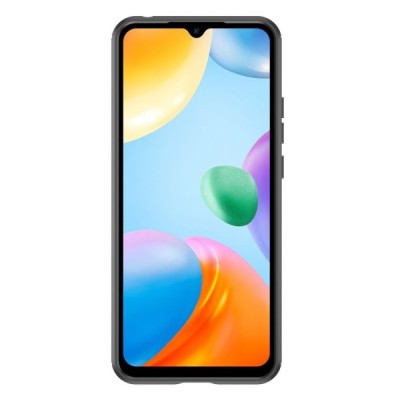 Xiaomi Redmi 10C „Carbon“ kieto silikono TPU juodas dėklas - nugarėlė | Priedai.lt