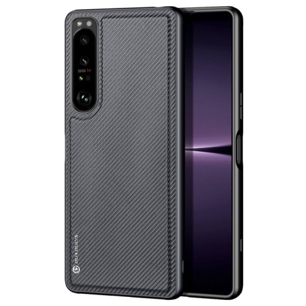 „Dux Ducis“ Fino apvalks - melns (Xperia 1 IV)