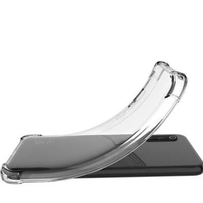 Sony Xperia 1 IV Imak pastiprinātas aizsardzības cieta silikona (TPU) dzidrs vāciņš + ekrāna aizsargplēve | Vacins.lv