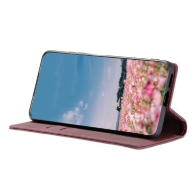 Xiaomi Redmi Note 11 Pro+ CaseMe Retro solīds atvēramais ādas bordo maciņš - maks | Vacins.lv