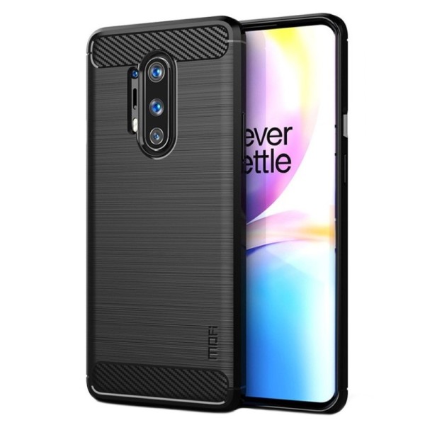 „Mofi“ cieta silikona (TPU) apvalks - melns (OnePlus 8 Pro)