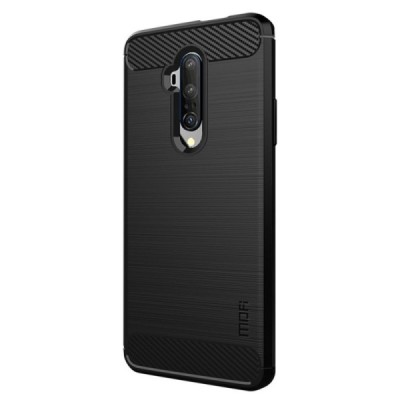 OnePlus 7T Pro „Mofi“ kieto silikono TPU juodas dėklas - nugarėlė | Priedai.lt