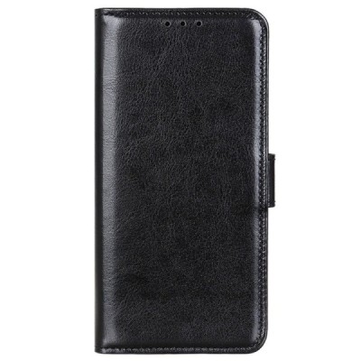 Samsung Galaxy M53 5G (M536) atverčiamas juodas odinis dėklas - piniginė | Priedai.lt