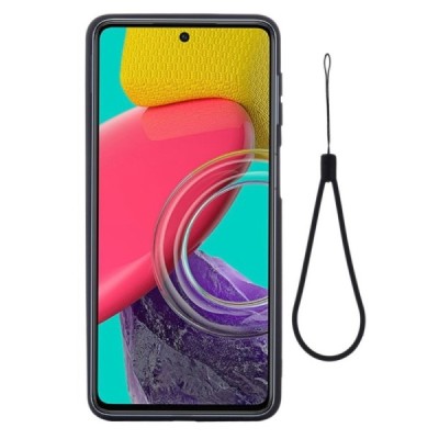 Samsung Galaxy M53 5G (M536) Shell kieto silikono TPU juodas dėklas - nugarėlė | Priedai.lt