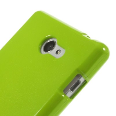 Sony Xperia M2 D2303 Mercury žalias kieto silikono tpu dėklas - nugarėlė / Priedai.lt