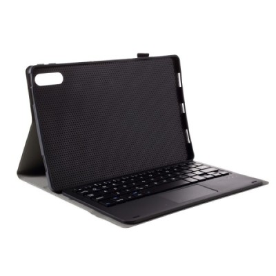Lenovo Tab P11 Pro 11.5" (J706F) ādas atvēramais melns futrālis ar bluetooth tastatūra | Vacins.lv