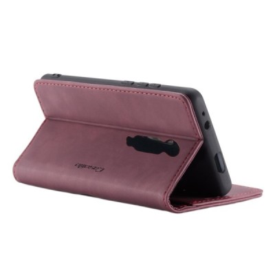 Xiaomi Mi 9T (Mi 9T Pro) CaseMe Retro solīds atvēramais ādas bordo maciņš - maks | Vacins.lv