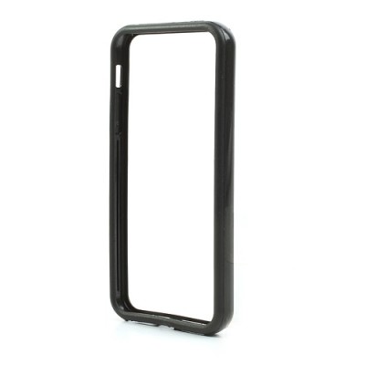 Juodas klasikinis Apple iPhone SE (5, 5s) rėmelis - kraštų apvadas (bamperis) / Priedai.lt